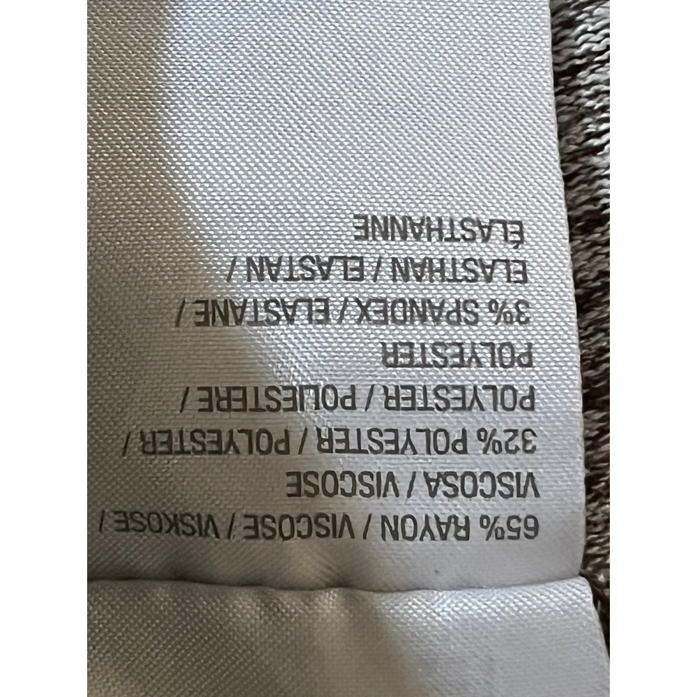 LOGO Lori Goldstein Crop Pants Brown Marl Space Dye Knit Plus Size 1X Wide Leg - Picture 2 of 11